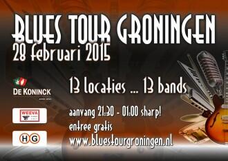 Zaterdag 28 februari a.s. vindt de zevende Blues Tour Groningen plaats