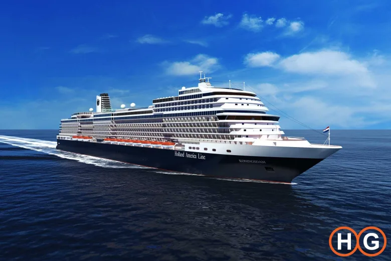 MS Koningsdam vaart uit!