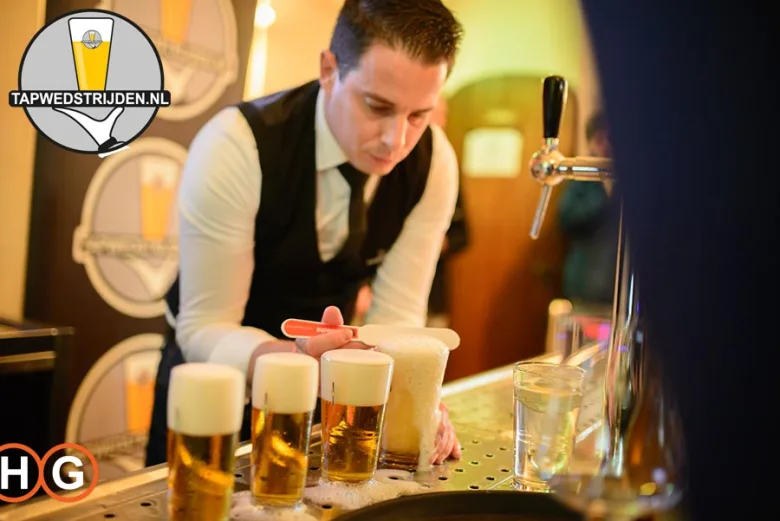 Mark Slotemaker winnaar biertapwedstrijd Groningen