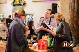 Live koffie branden op de Groninger Horecabeurs