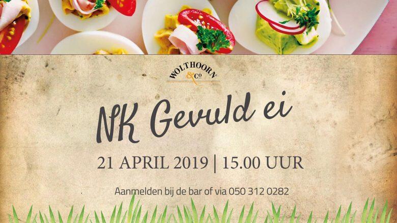 NK Gevuld Ei in Café Wolthoorn