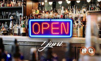 Horeca in Groningen gedeeltelijk open vanaf 1 juni