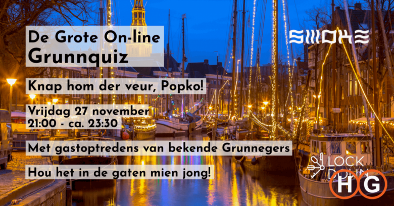 De Grote Online Grunnquiz – Met gastopredens van o.a. Tiktok Tammo en Erwin van de Looi