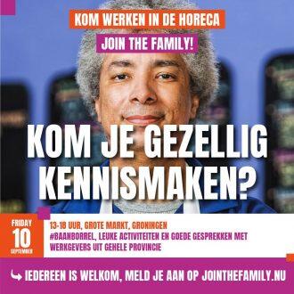 Ontdek werken in de horeca op vrijdag 10 september op de Grote Markt Groningen