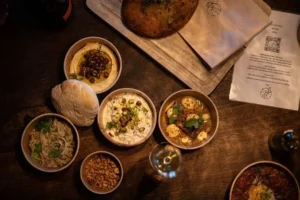 Topdrukte voor restaurant Florentin